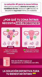 URO WOMEN'S PROBIOTIC  🌸 Bienestar íntimo que empieza desde adentro.