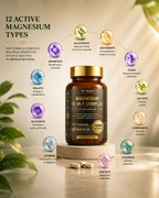 Magnesium Complex 12 en 1 Desinflama tu cuerpo. Regula tu cortisol. Recupera tu energía.