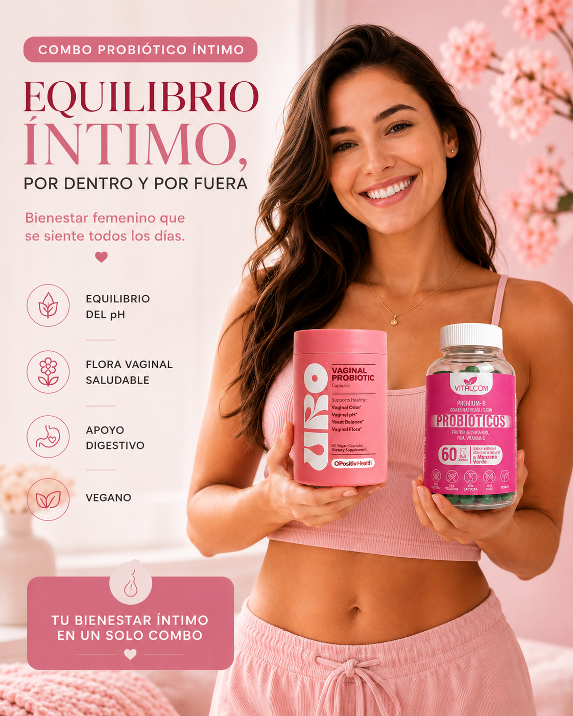 Recupera tu equilibrio íntimo. Recupera tu confianza.