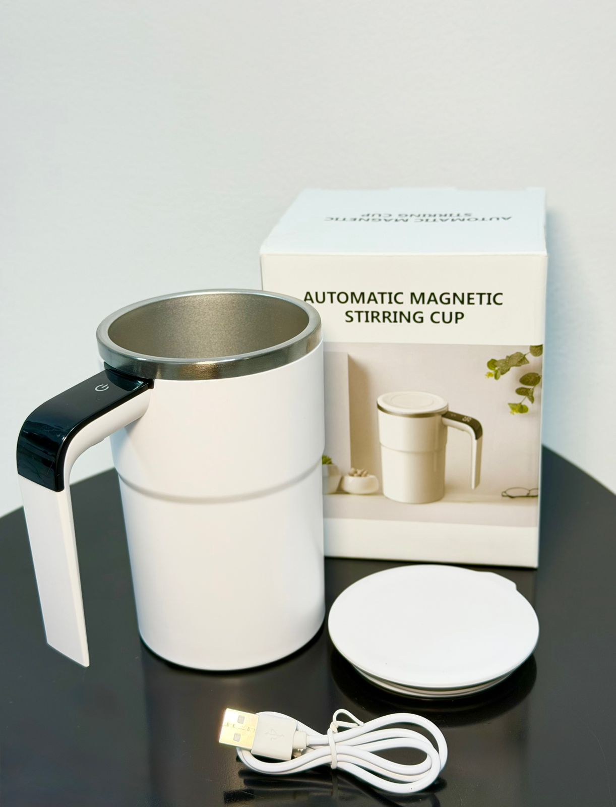 Combo Lonchera Eléctrica 2 Niveles + Taza Mezcladora Automática Recargable